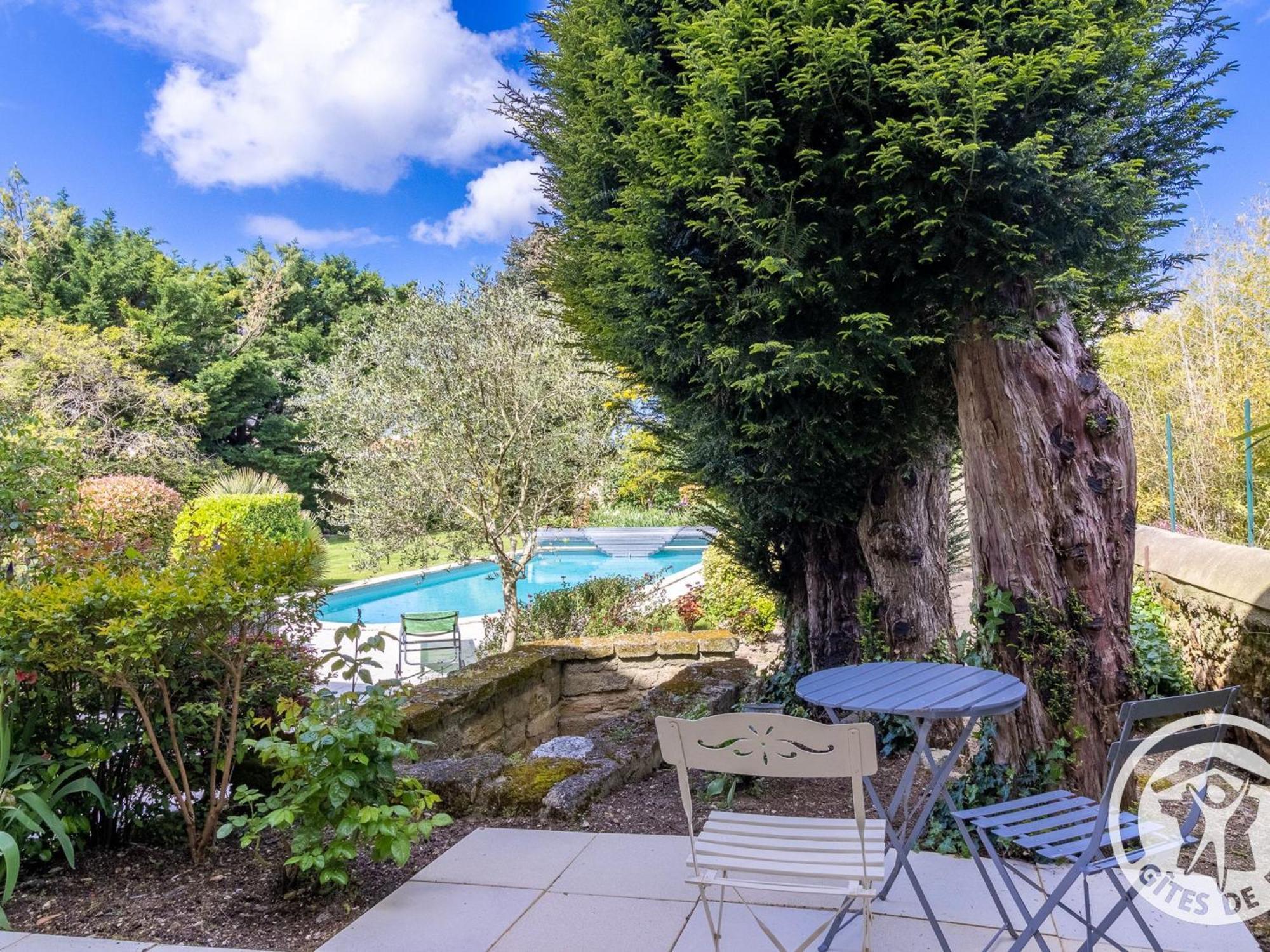 Sejour De Charme Avec Piscine A Saint-Georges-Sur-Layon, Proche De Saumur Et Des Chateaux De La Loire - Fr-1-622-81 Panzió Doue-en-Anjou Kültér fotó